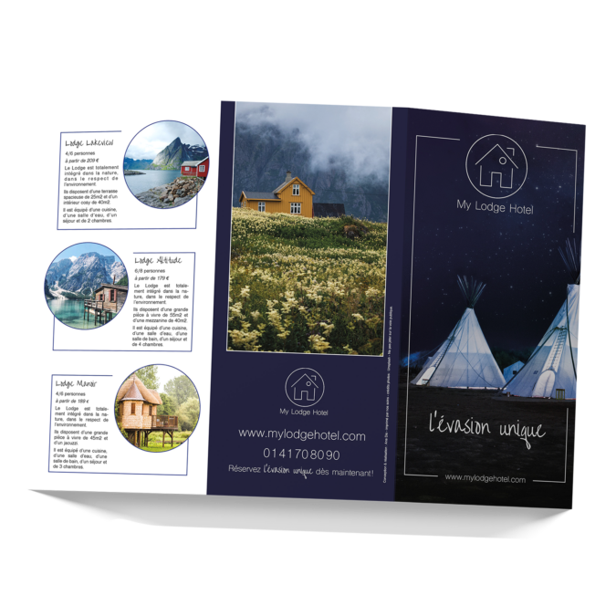 Brochure touristique hotel